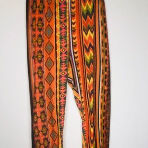 Hot Kiss African Print Tights